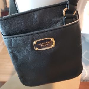 Michael Kors black, leather, crossbody